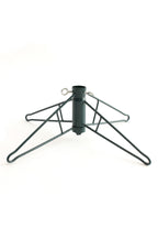 Prelit Slim Pencil Spruce Christmas Tree with Warm White Lights With Green Metal Stand 