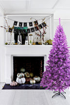 Purple Canadian Pine Halloween Tree