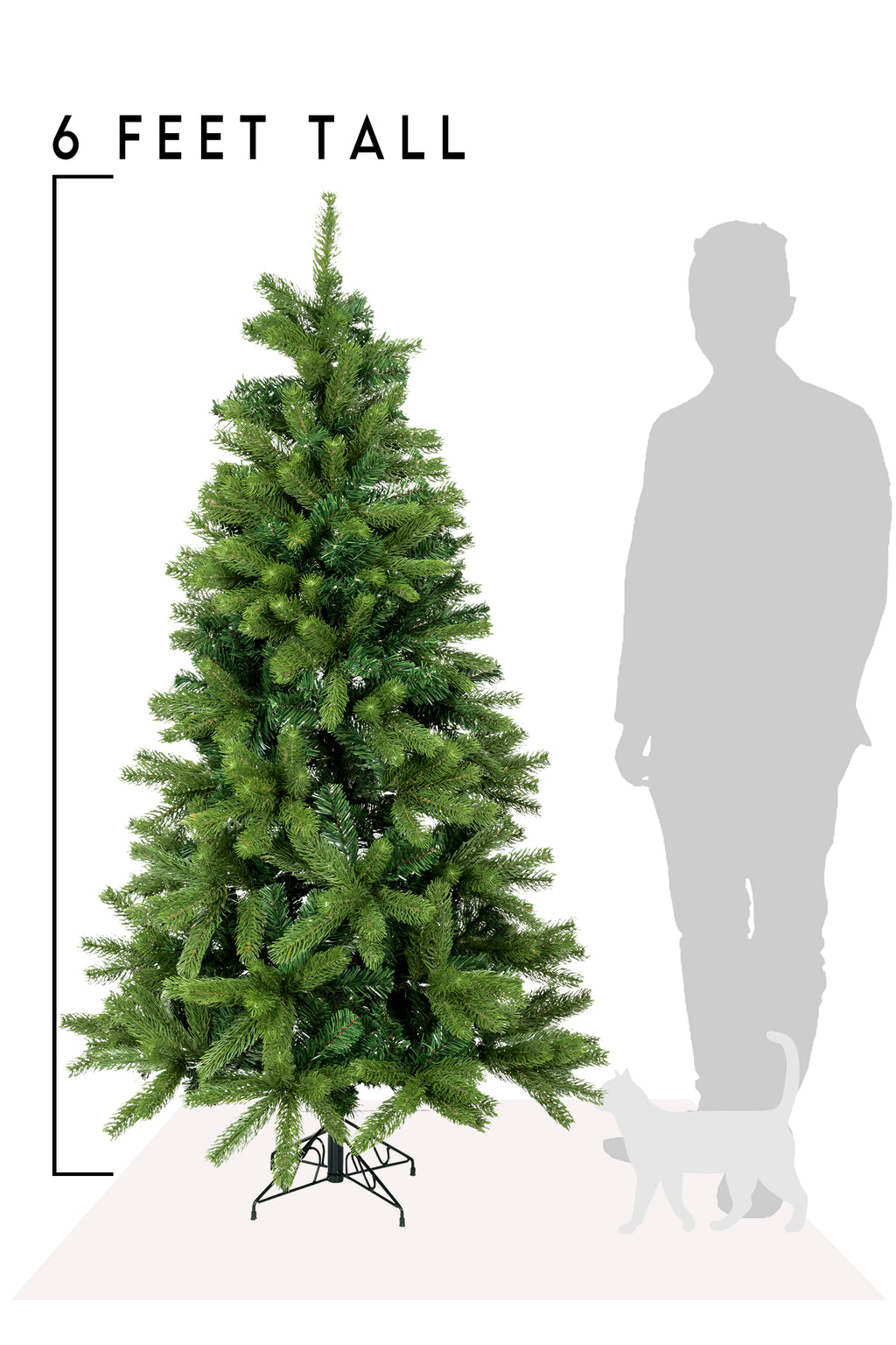 6 FT Noble Fir Full Christmas Tree