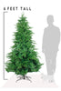 6 FT Northern Shasta Fir Artificial Christmas Tree