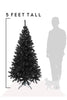 5 Feet Black Canadian Pine Halloween Tree