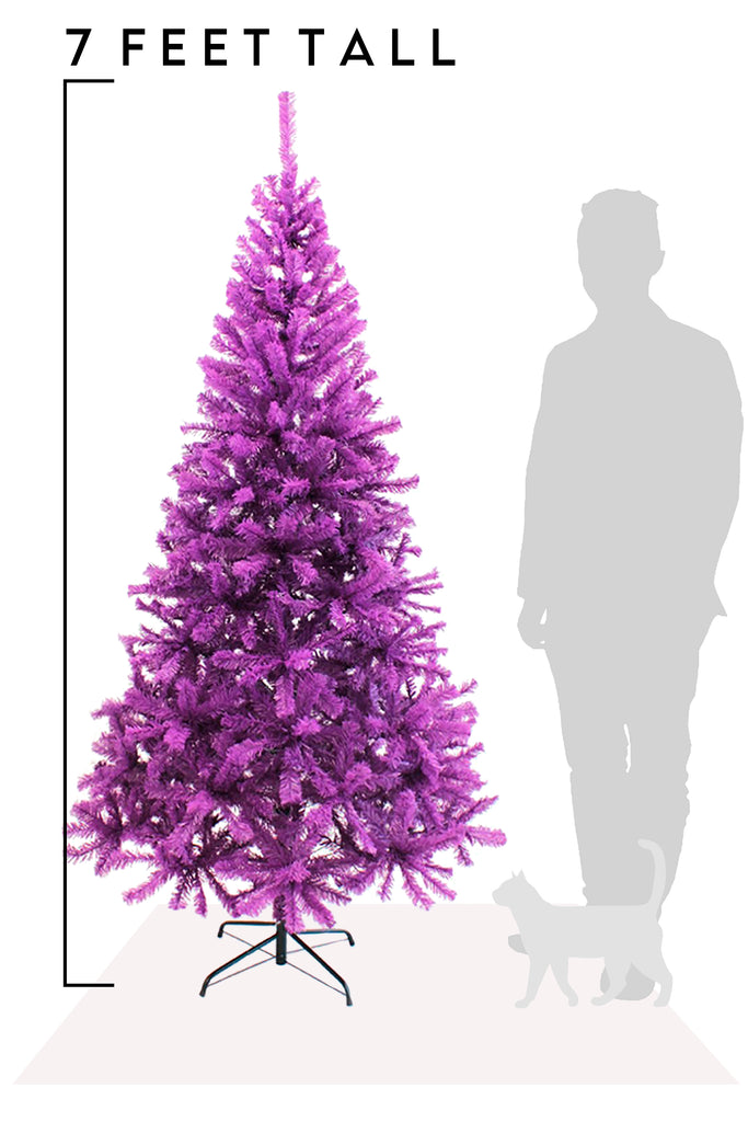 7 feet Purple Canadian Pine Holiday Tree