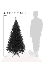 4 feet Black Canadian Pine Halloween Tree