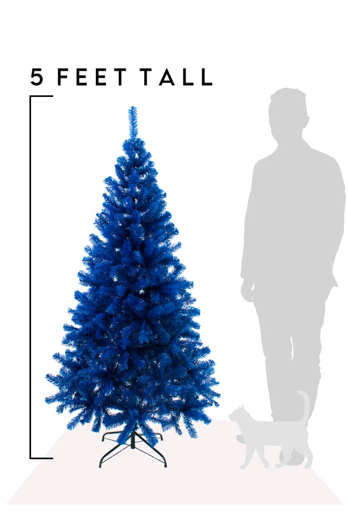 5 Feet Tall Blue Canadian Pine Christmas Tree