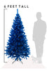 6 Feet Tall Blue Canadian Pine Christmas Tree