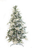 OPEN BOX - 7.5' Alpine Fir Artificial Christmas Tree - Snow Flocked