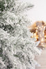 Christmas Home Decor Alpine Spruce Snow Flocked Christmas Tree
