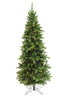 OPEN BOX 7.5' Prelit Slim Mixed Spruce Christmas Tree with Warm White Lights