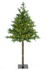 Holiday Home Decor 4' Prelit Balsam Fir Half Tree