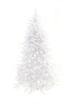 Prelit White Spruce Tree