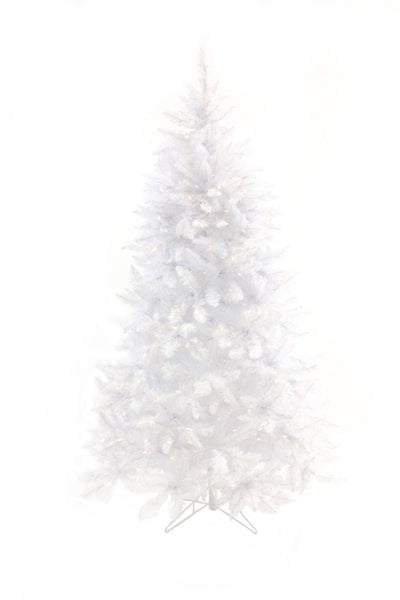 OPEN BOX 5' Prelit White Spruce Tree