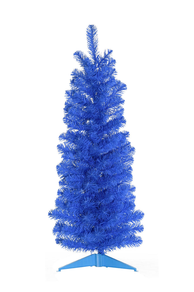 Perfect Holiday Home Decor 3' Blue Tabletop Christmas Tree