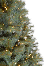 5' Pre-lit Classic Spruce Christmas Tree with Metal Stand and Instant Connect