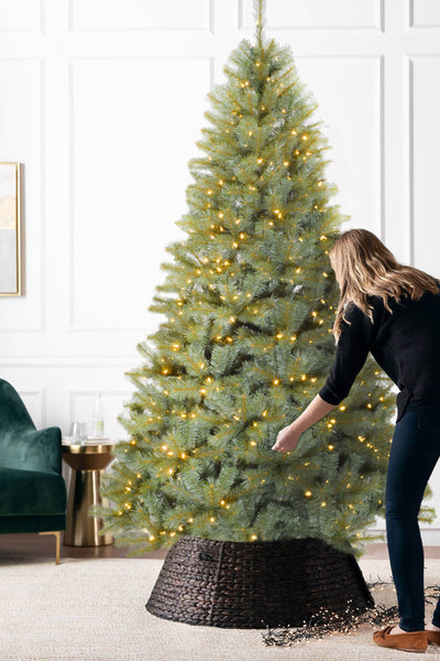 5' Pre-lit Classic Spruce Tree with Metal Stand and Instant Connect