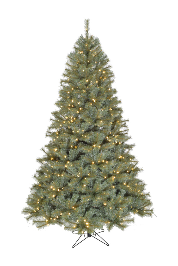 Perfect Christmas Home Decor 5' Pre-lit Classic Spruce Tree with Metal Stand and Instant Connect
