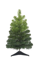 Perfect Holiday Home Decor 24" Tabletop Ombre Green Christmas Tree with Plastic Stand
