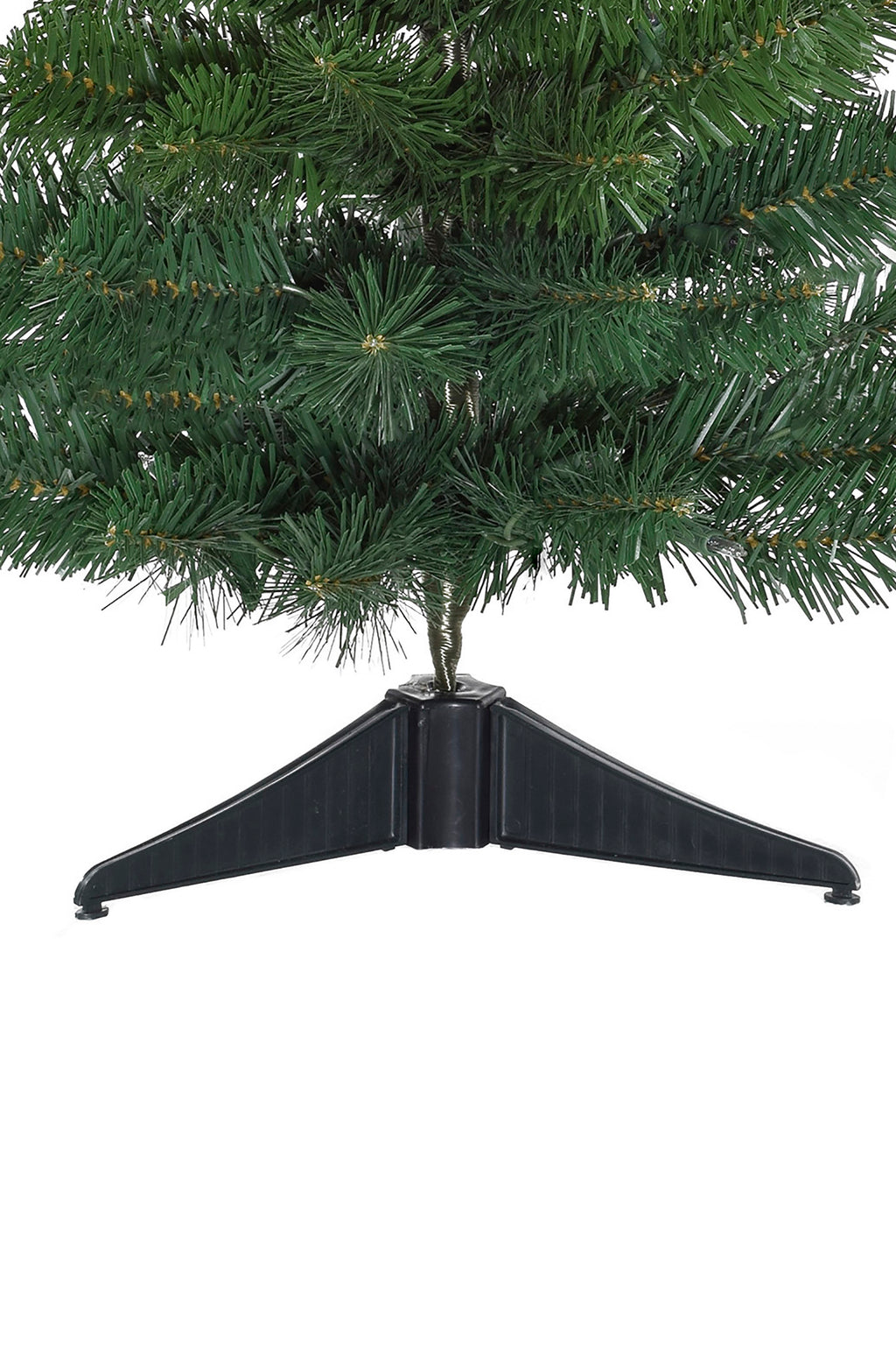 Christmas Theme 24" Tabletop Ombre Green Christmas Tree with Plastic Stand