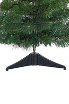 Christmas Theme 24" Tabletop Ombre Green Christmas Tree with Plastic Stand