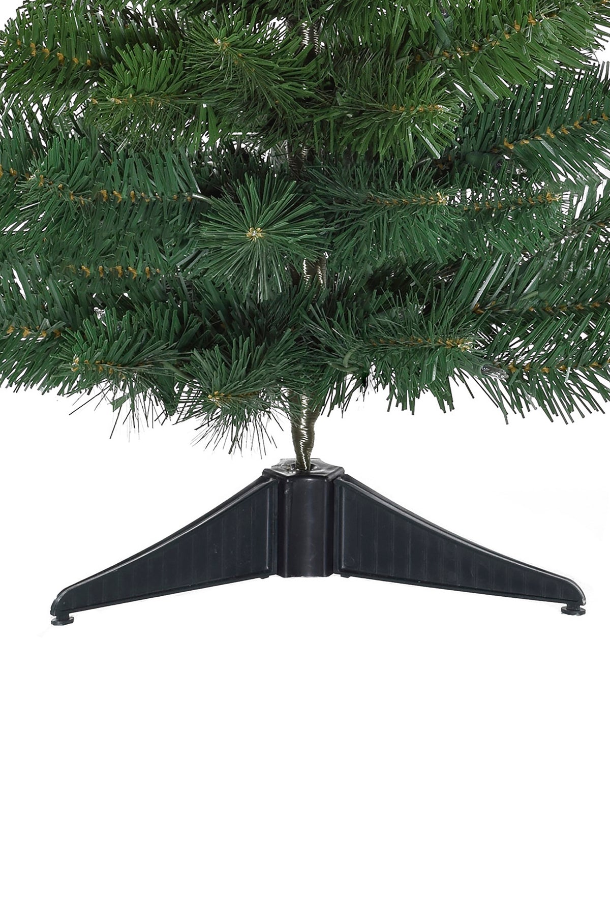 Christmas Theme 24" Tabletop Ombre Green Christmas Tree with Plastic Stand