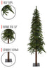 482 Tips 6' Natural Alpine Tree