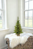 3' Tabletop Christmas Tree with Burlap Base