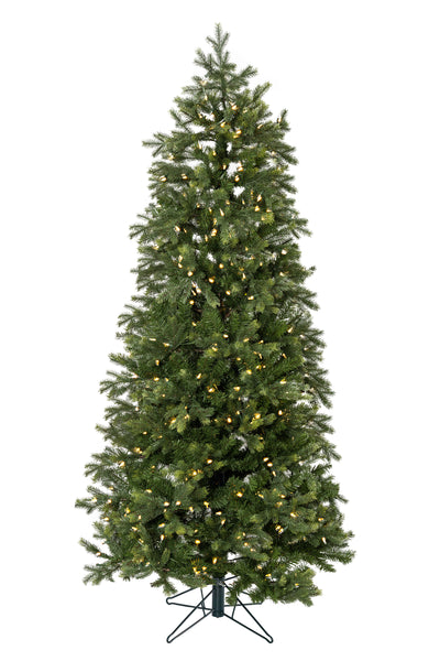 Prelit Slim Balsam Christmas Tree with Warm White Lights
