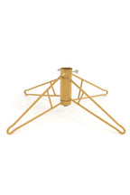 Rose Gold Slim Prelit Christmas Tree with Warm White Lights With Golden Metal Stand 