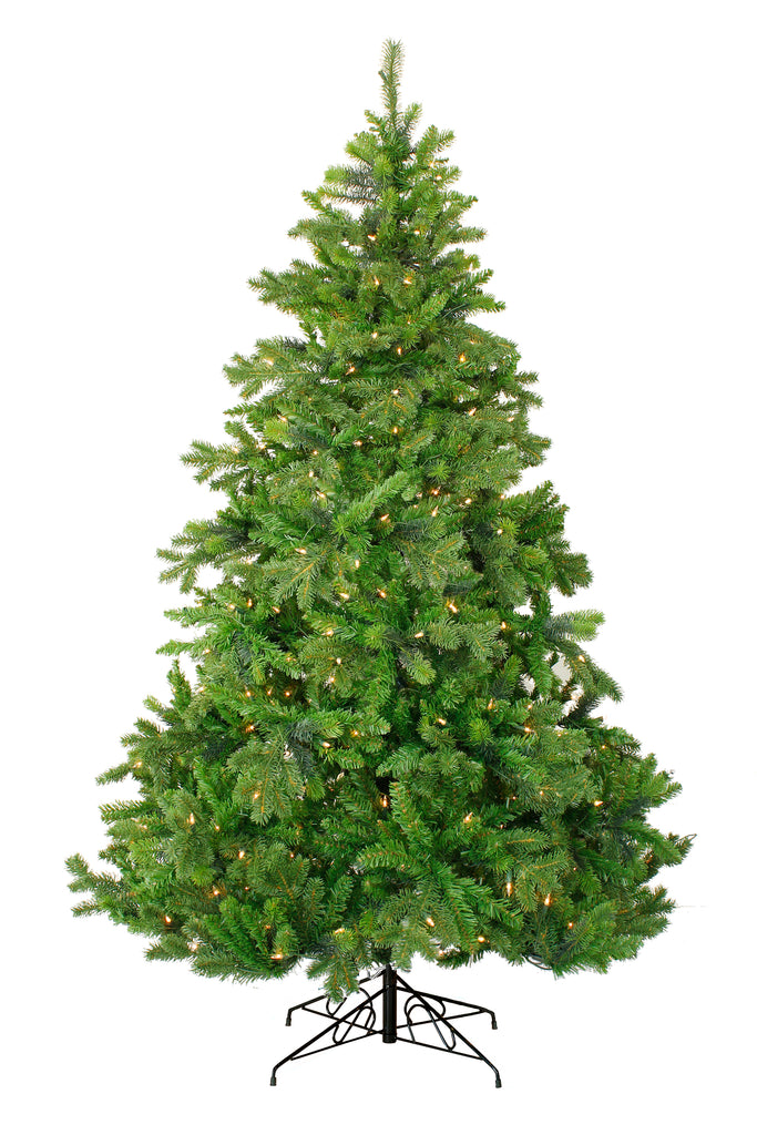 Christmas Home Decor 6ft Prelit Tapered Salem Pine 1145 Tips, 350 Lights