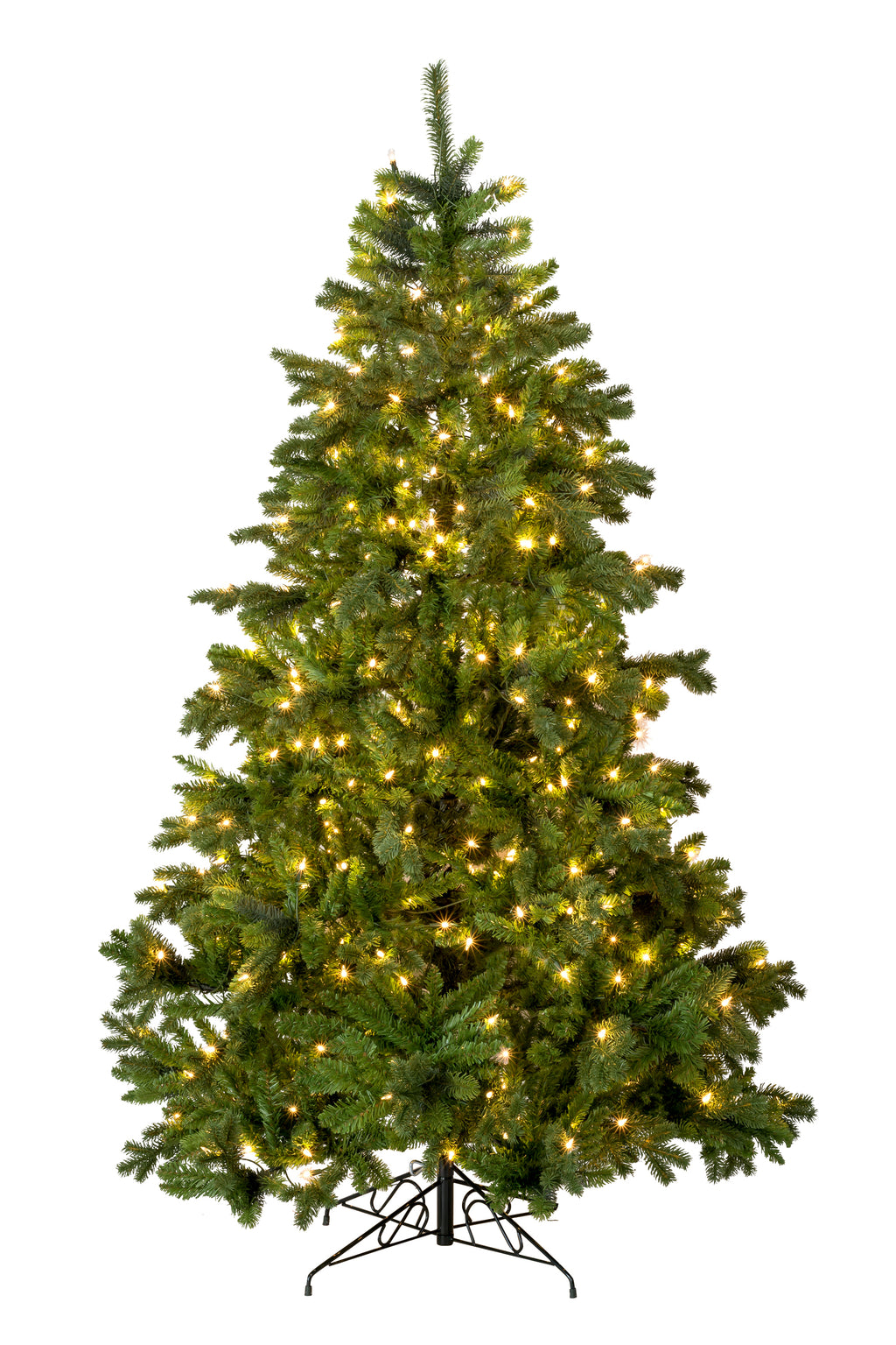 Holiday Home Decor Prelit Calgary Spruce Christmas Tree with Warm White Lights