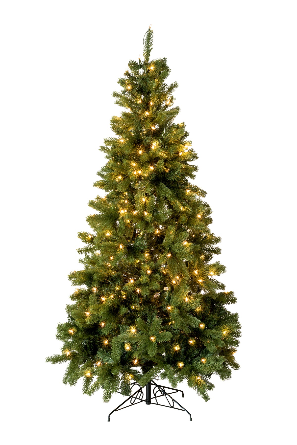 Holiday Home Decor 6' Prelit Nobel Fir Christmas Tree with Warm White Lights