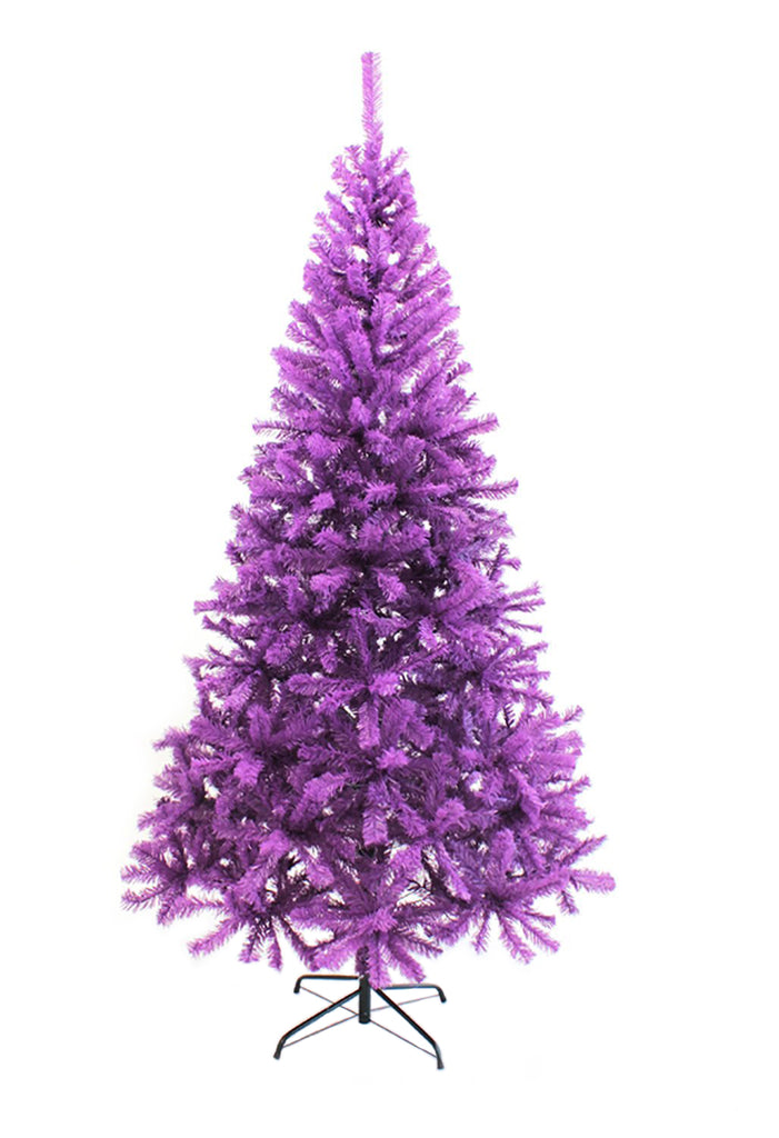 Purple Theme  Canadian Pine Christmas Tree For Magic Holiday 