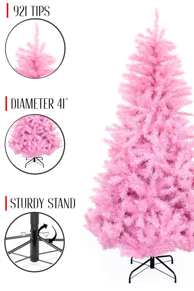 Perfect Holiday Home Decor 6' Pale Pink Norway Pine Tree