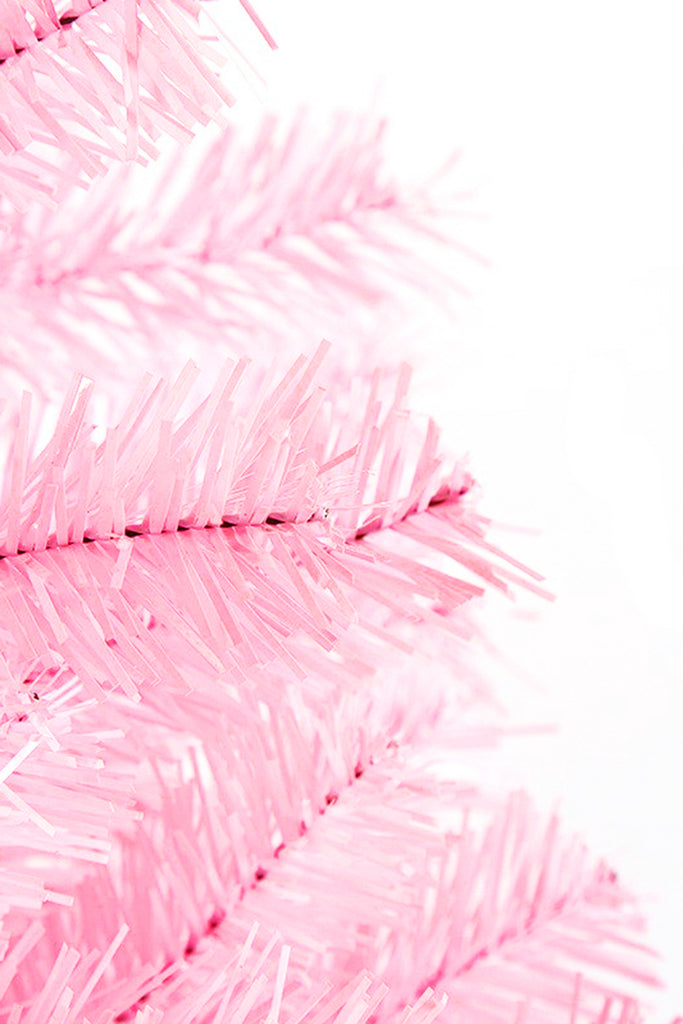 6' Pale Pink Barbie Theme Norway Pine Tree