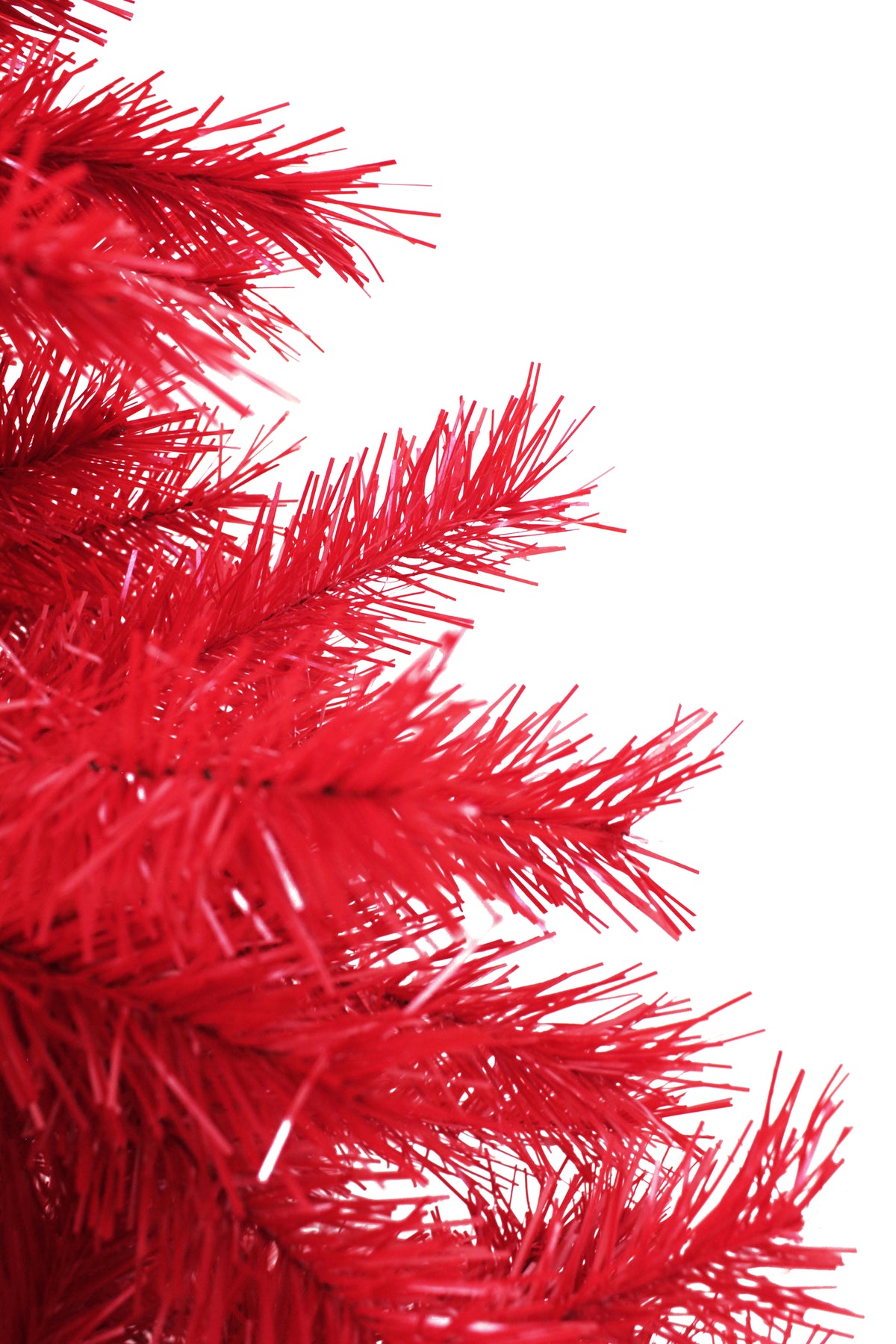 6' Red Theme Norway Pine Christmas Tree