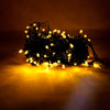 Christmas Home Decor 100 LED Black Cable Multifunction Plug in - 32' long