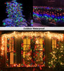 Holiday Idea 100 LED 32ft Solar Powered Outdoor String Light