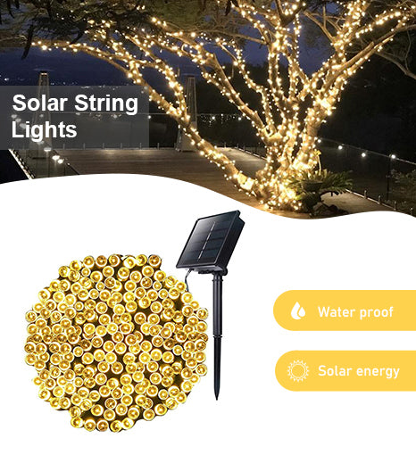 Magic Outtdor 100 LED 32ft Solar Powered String Light