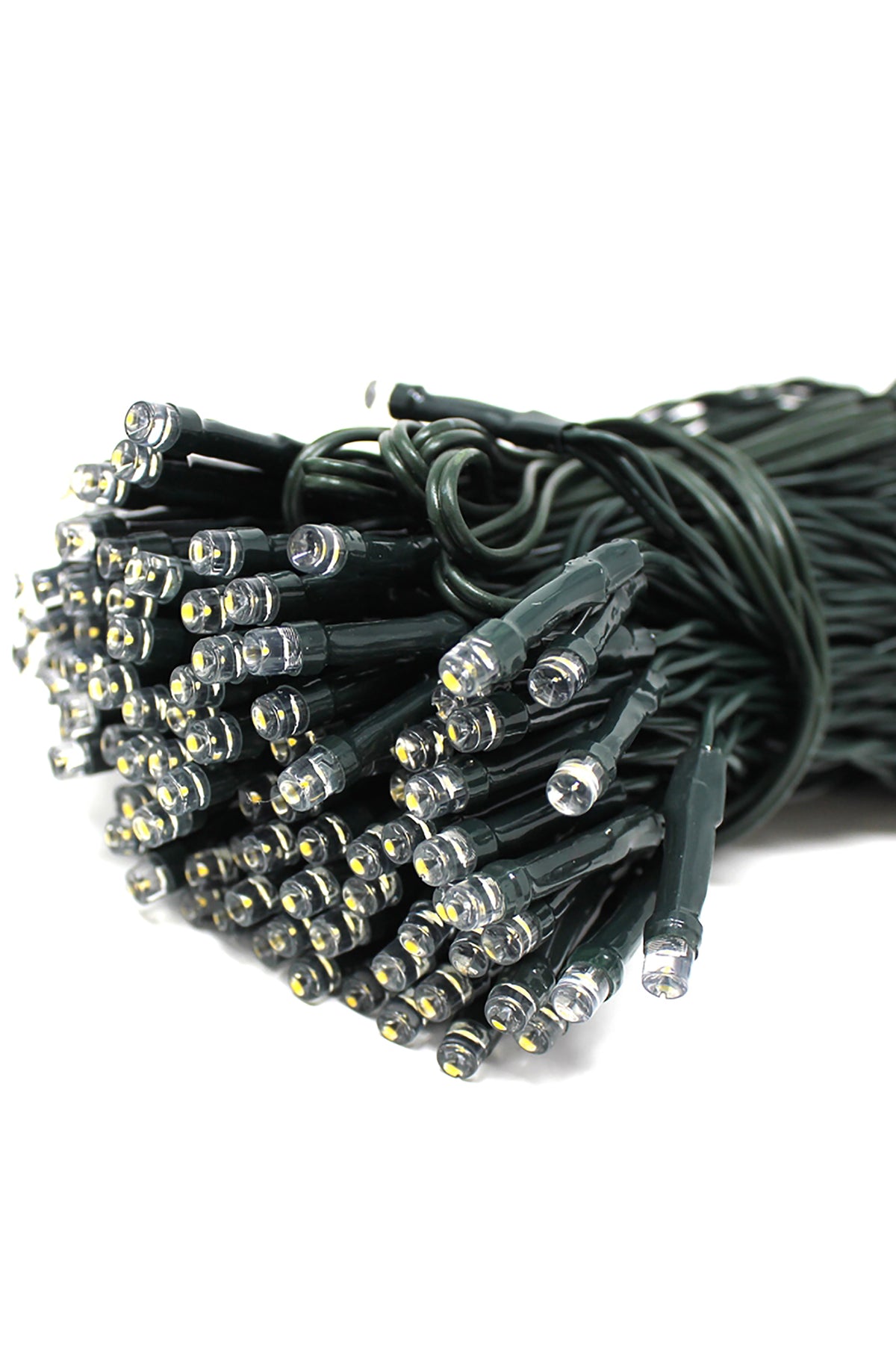 100 LED 32ft Solar Powered Outdoor Black String Light