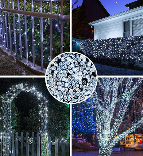Accent Home Decor 200 LED Solar Powered Outdoor String Light