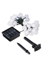 Solar and Waterproof Round Bulb String Light Indoor/ Outdoor 