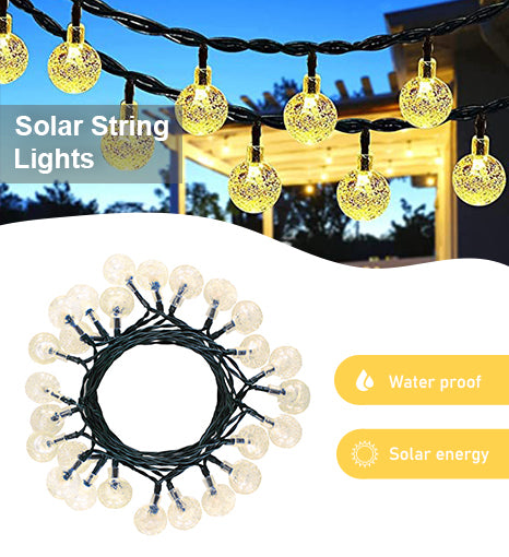 Indoor/Outdoor Crystal Globe Lights