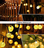 Perfect Holiday Decoration Crystal Globe Lights, Waterproof Solar Patio Outdoor Camping