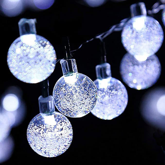 Crystal Globe Lights, Waterproof Solar Patio Outdoor Camping  Home Decor And Perfect Holiday 