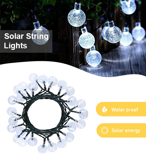Waterproof Solar String Lights 