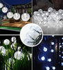 Crispy White Crystal Globe Lights, Waterproof Solar Patio Outdoor Camping