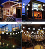 Evergreen Home Decor Crystal Globe Lights, Waterproof Solar Patio Outdoor Camping