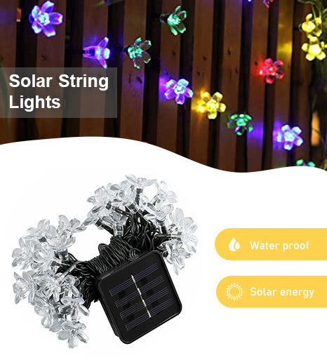 Indoor/Outdoor 50 LED Cherry Blossom Solar Light