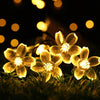 Perfect Holiday Decor 50 LED Cherry Blossom Solar Light
