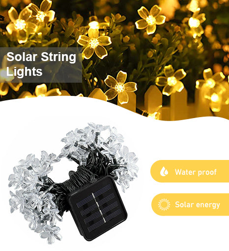 Flower Theme 50 LED Cherry Blossom Solar Light