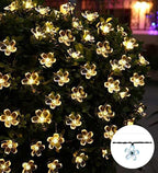 Outdoor Waterproof 50 LED Cherry Blossom Solar Light